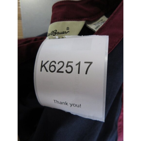 VINTAGE Eddie Bauer Dress XL Shift Tank Cottagecore Classic Zip Up - Picture 9 of 9